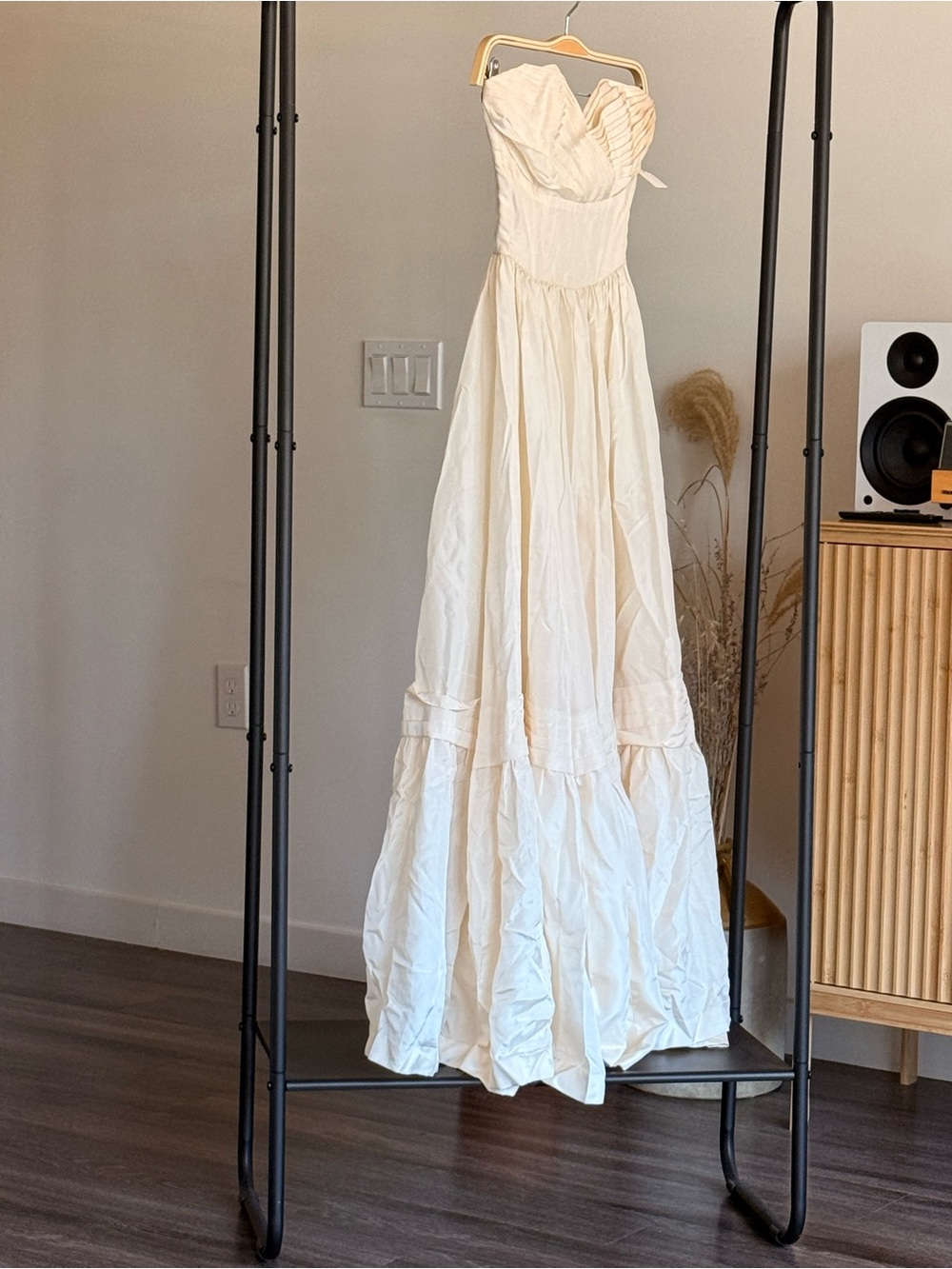 Vintage boho wedding gown